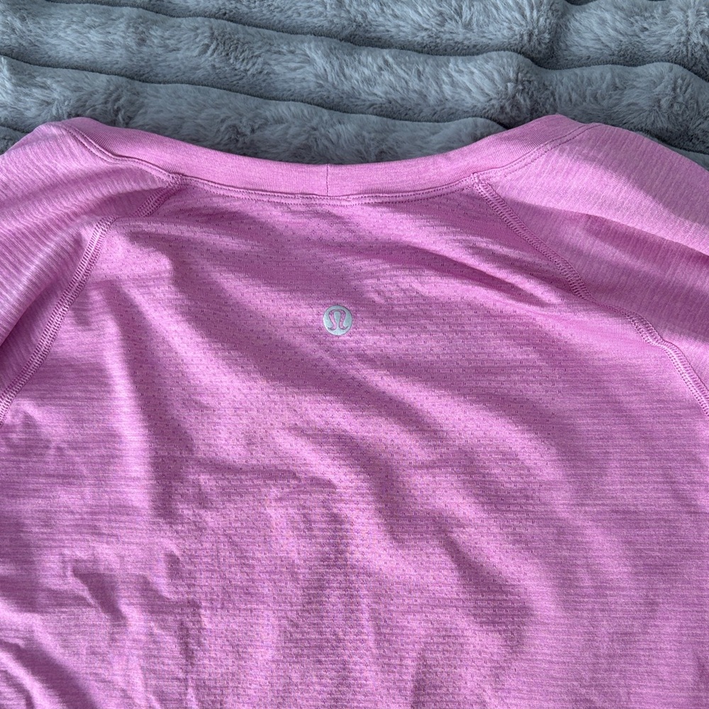 lululemon athletica Pink Long Sleeve Tee